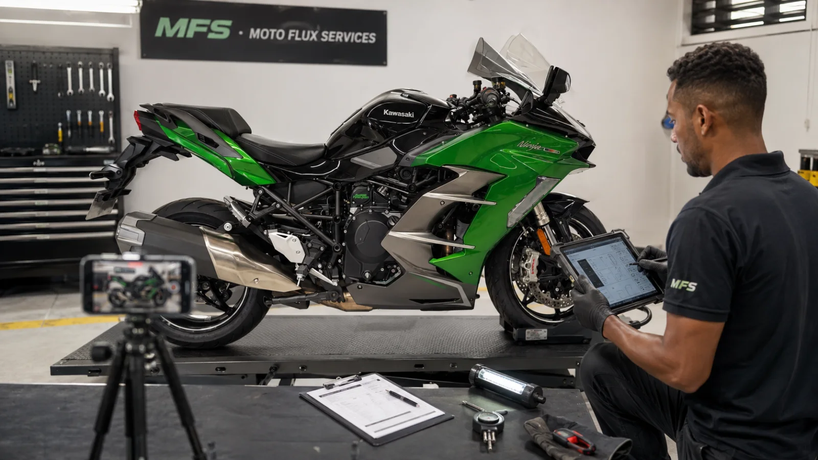 Check-up complet par MotosFluxServices