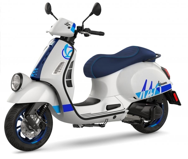 Scooter prêt après dépoussiérage