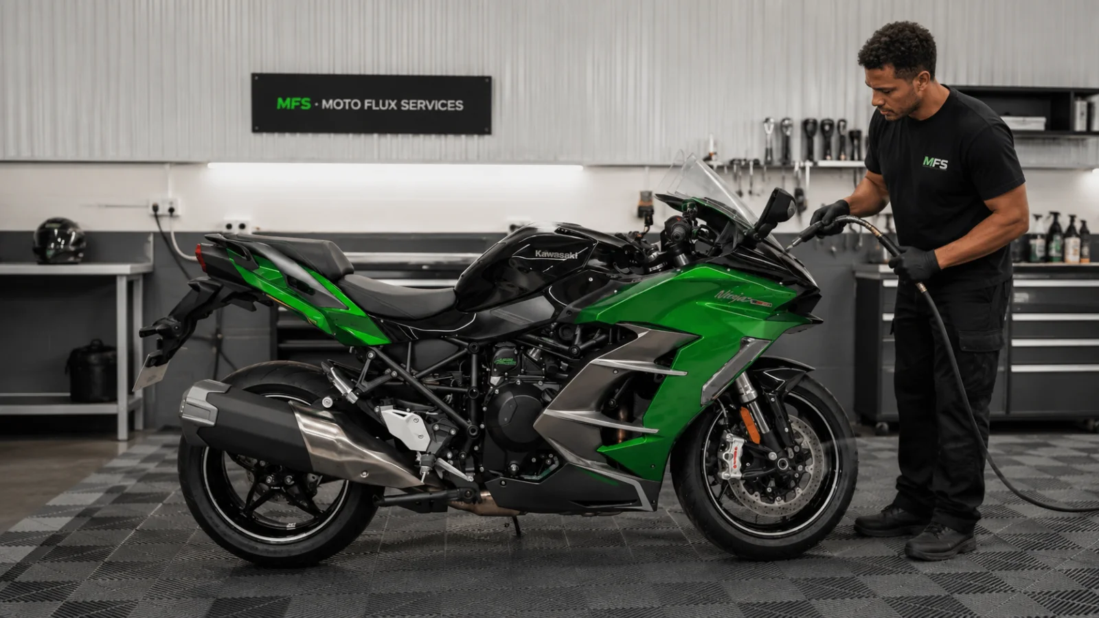 Nettoyage simple par MotosFluxServices