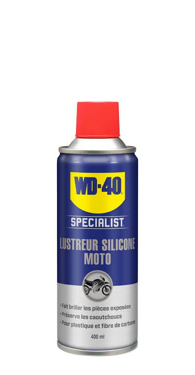 Produit de finition pour plastiques de moto